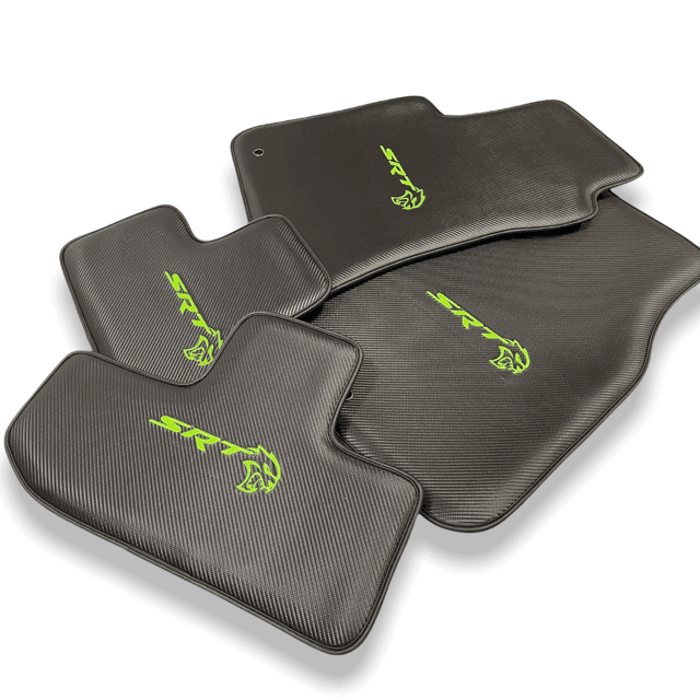 Carbon Fiber Floor Mats For Dodge Charger SRT (2015-2024) - AutoWin