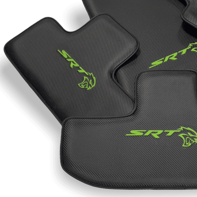 Carbon Fiber Floor Mats For Dodge Charger SRT (2015-2024) - AutoWin