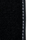 Carbon Fiber Floor Mats for Ford Mustang GT500 Shelby (2015-2021) with Cobra Sewing - AutoWin