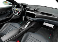 Carbon Fiber Leather Floor Mats For Ferrari Portofino (2018-2023)