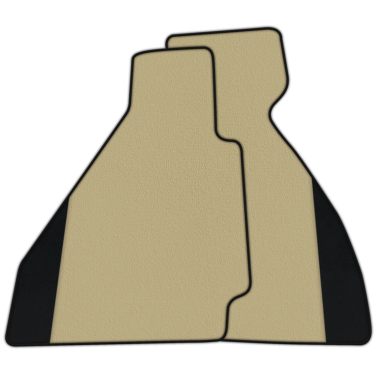 Customizable Floor Mats From Carpet With Leather for Ferrari 328 GTB (1985-1989)