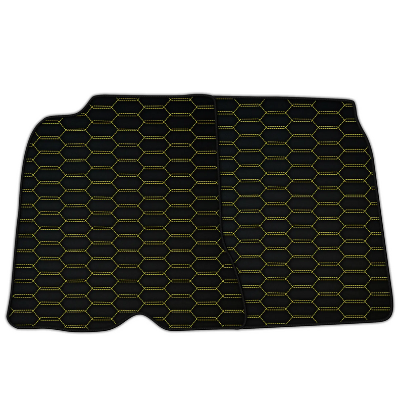 Tapis de sol Sur mesure à motif hexagonal entrelacé pour