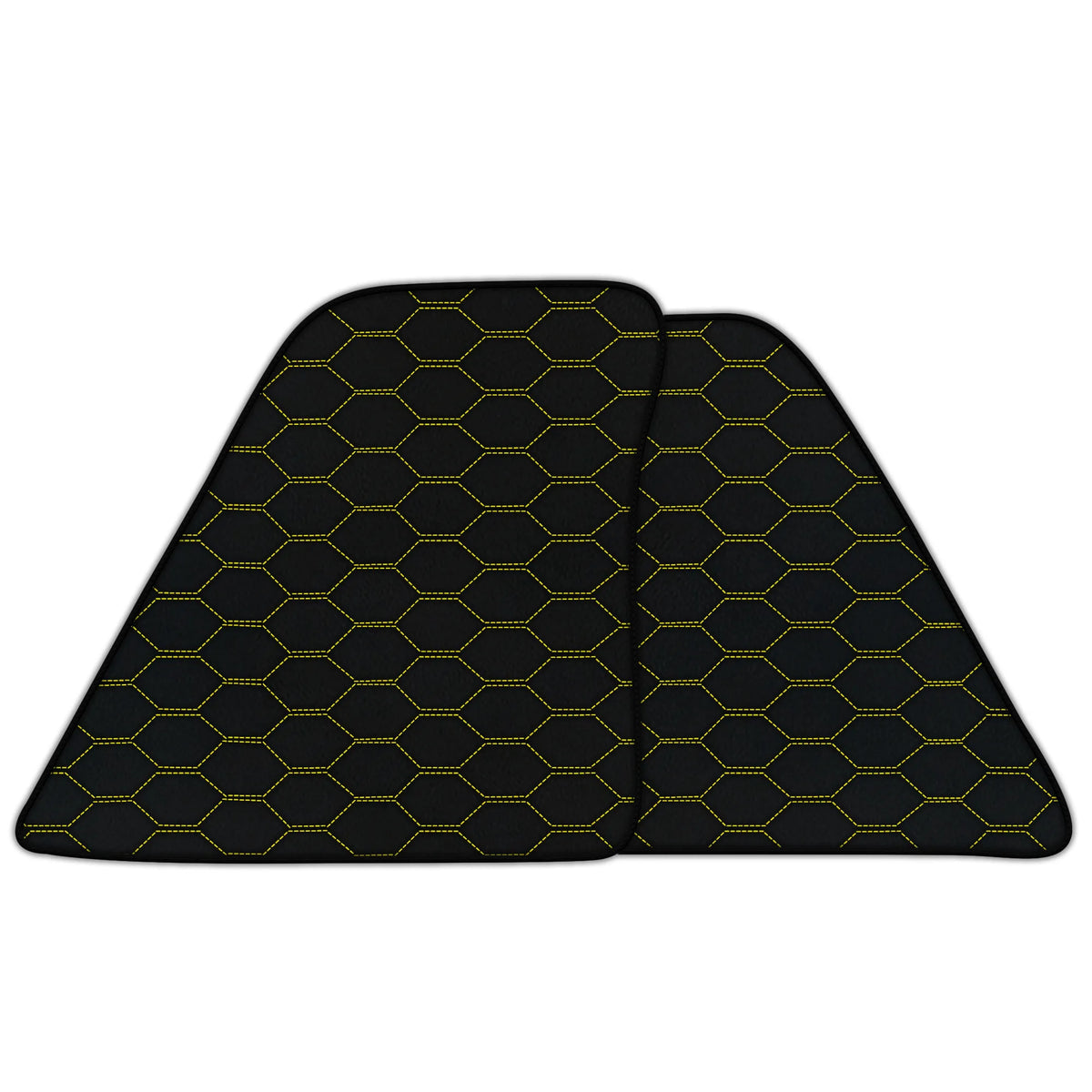 Customizable Leather Floor Mats with Divario Pattern for Ferrari 296 GTS (2022-2027)