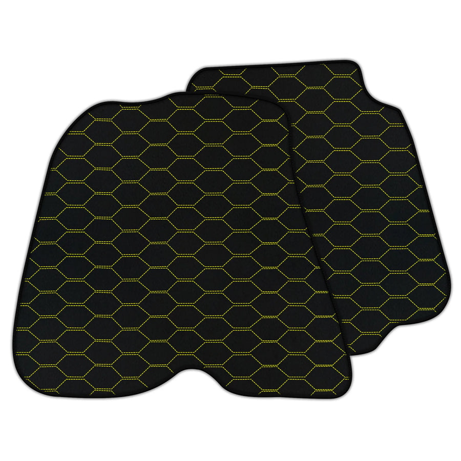 Customizable Leather Floor Mats with Divario Pattern for Ferrari F12 Berlinetta (2012-2022)