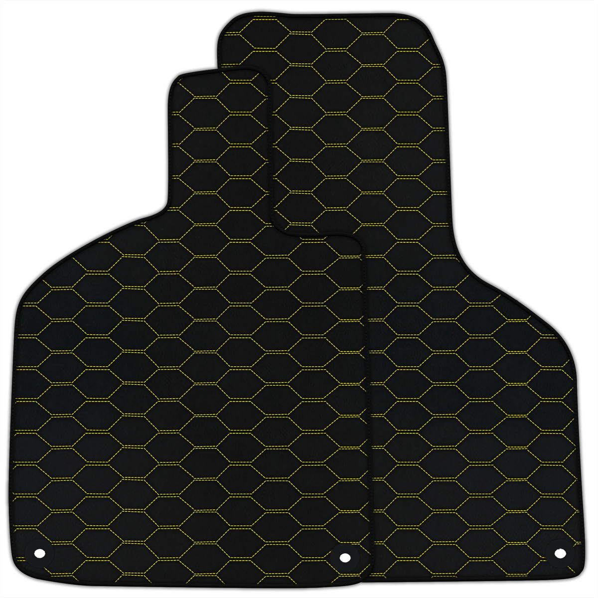 Customizable Leather Floor Mats with Divario Pattern for Lamborghini Huracan Perfomante (2017-2019)