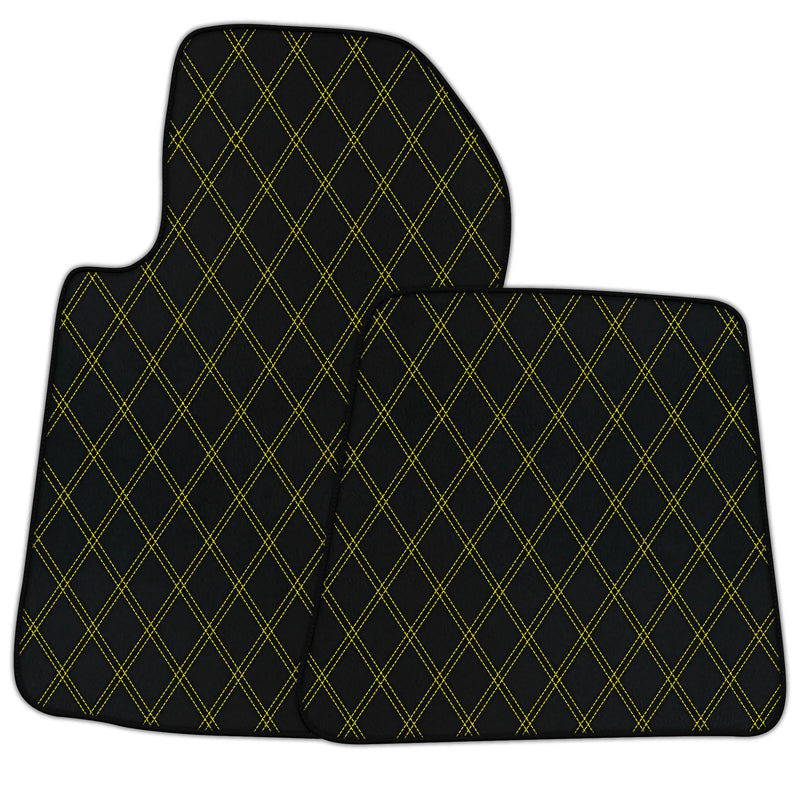 Tapis de sol en cuir personnalisables avec motif double