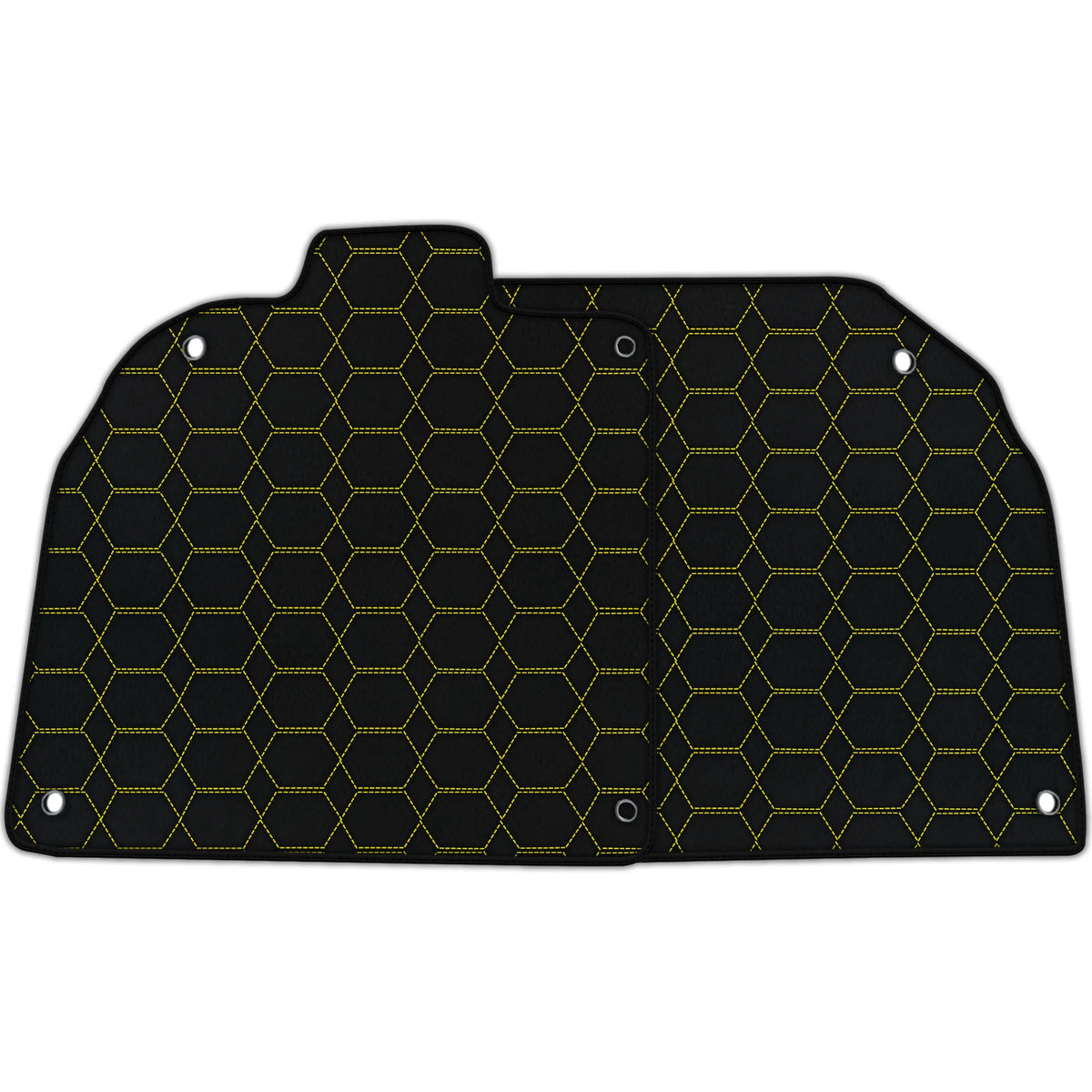 Customizable Leather Floor Mats with Hexagon Hex Pattern for Lamborghini Aventador SV (2012-2022)