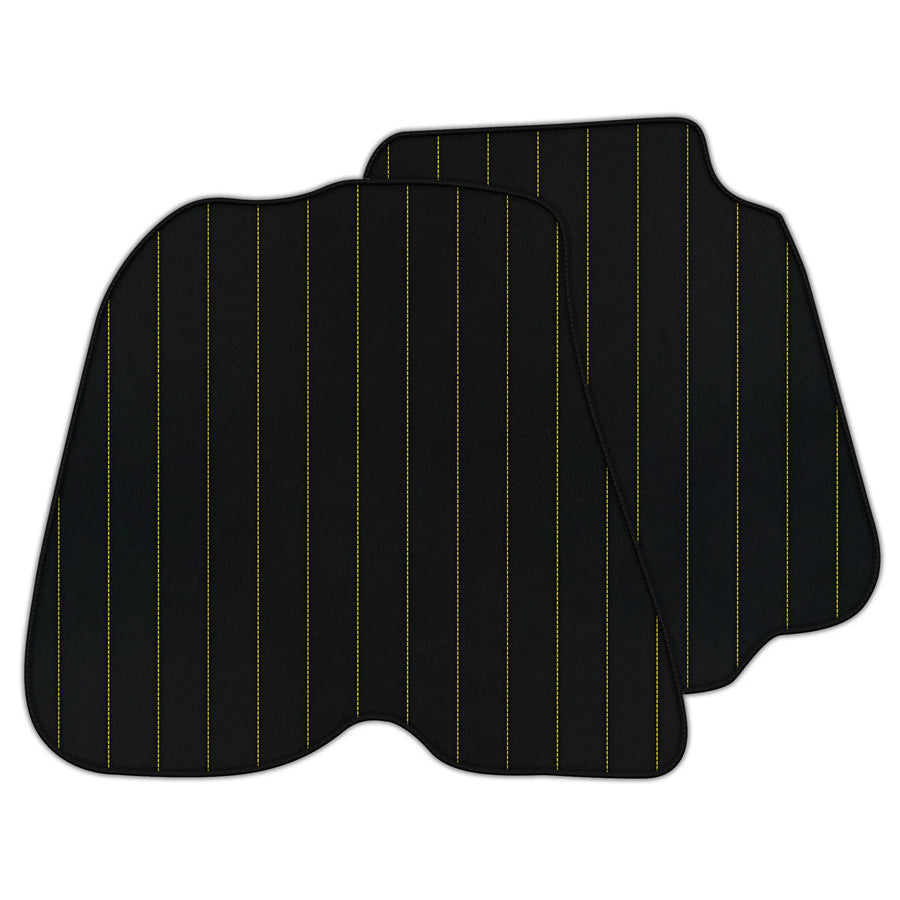 Customizable Leather Floor Mats with Line Pattern for Ferrari 812 GTS (2018-2023)