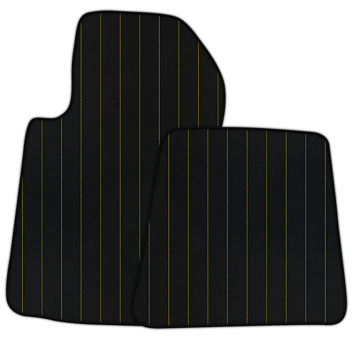 Customizable Leather Floor Mats with Line's Pattern for Ferrari 612 Scaglietti (2005-2011)