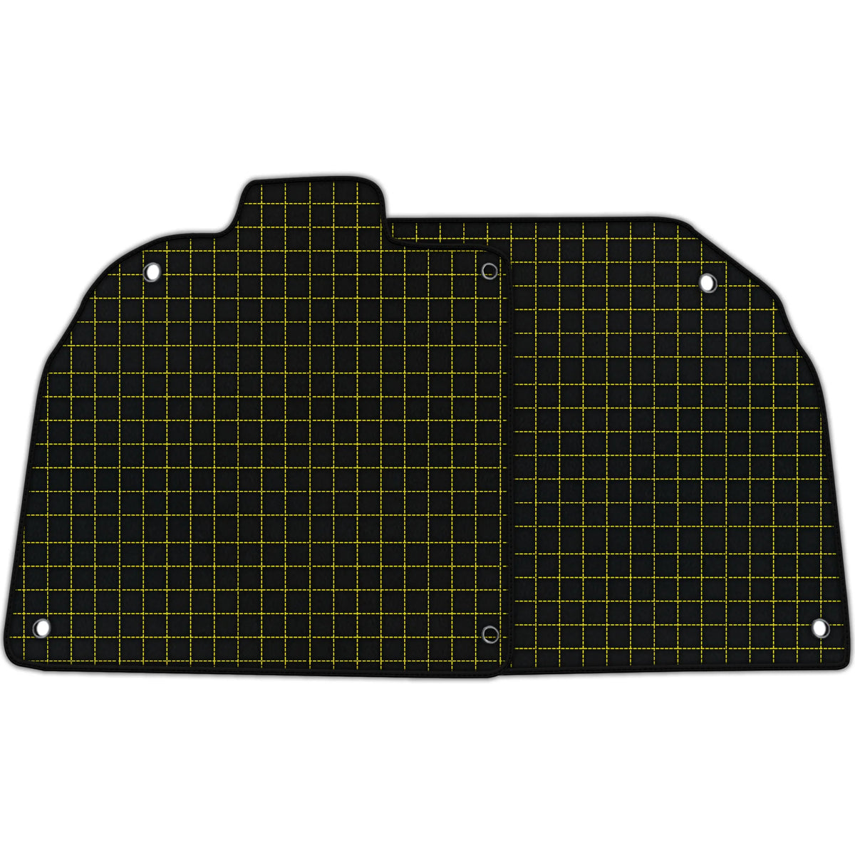 Customizable Leather Floor Mats with Square Pattern for Lamborghini Aventador SV (2012-2022)