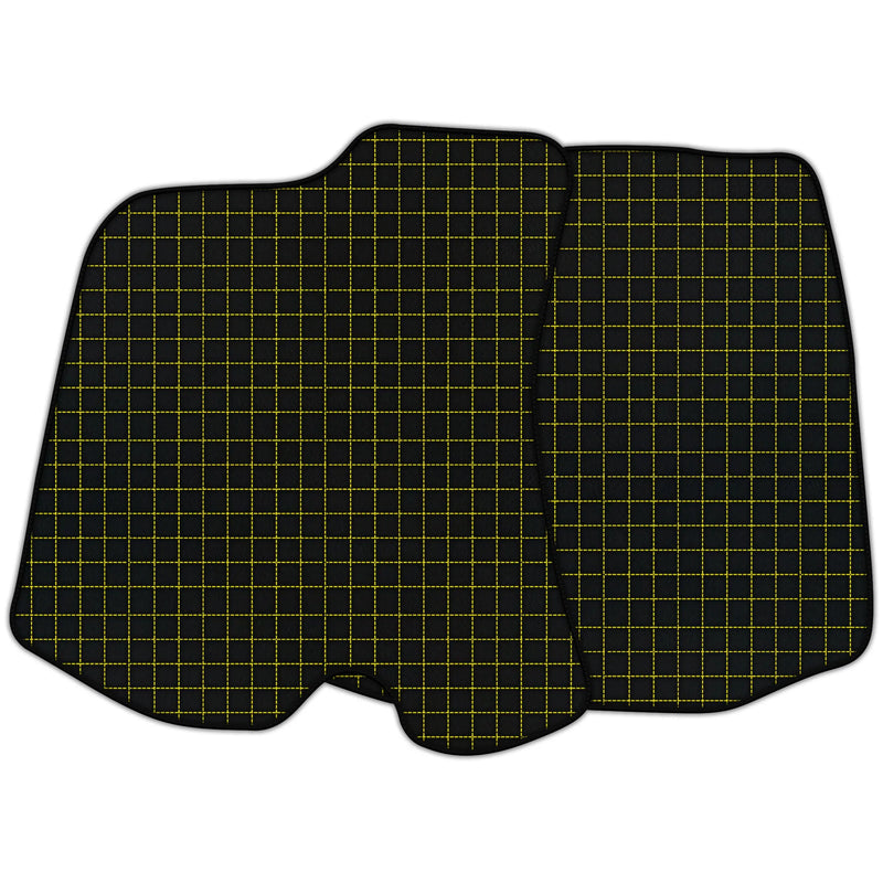 Tapis de sol en cuir personnalisables avec motif carré