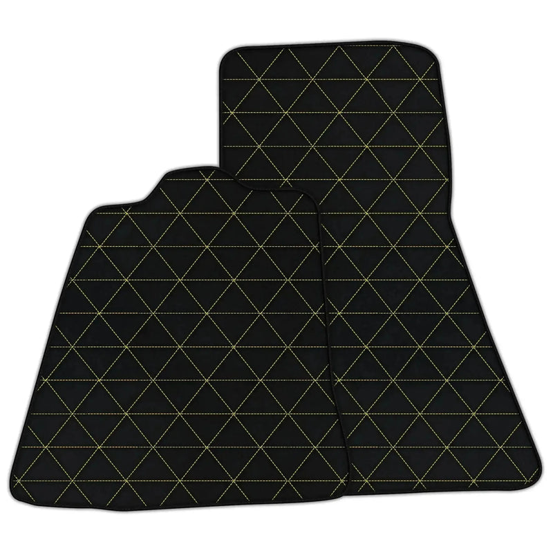 Customizable Leather Floor Mats with Triangle Pattern for McLaren 720S (2017-2021)