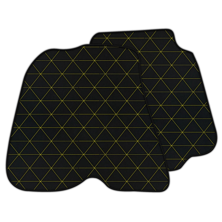 Customizable Leather Floor Mats with Triangle's Pattern for Ferrari F12 Berlinetta (2012-2022)