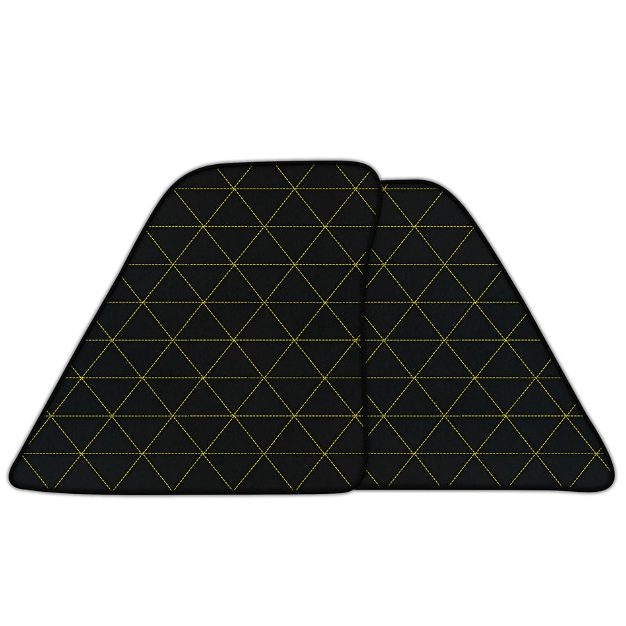 Customizable Leather Floor Mats with Triangle's Pattern for Ferrari SF90 Stradale (2019-2024)