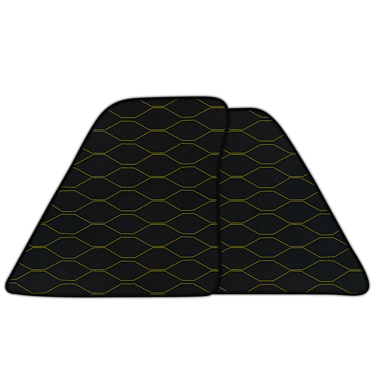 Customizable Leather Floor Mats with Viper Hex Pattern for Ferrari SF90 Stradale (2019-2024)