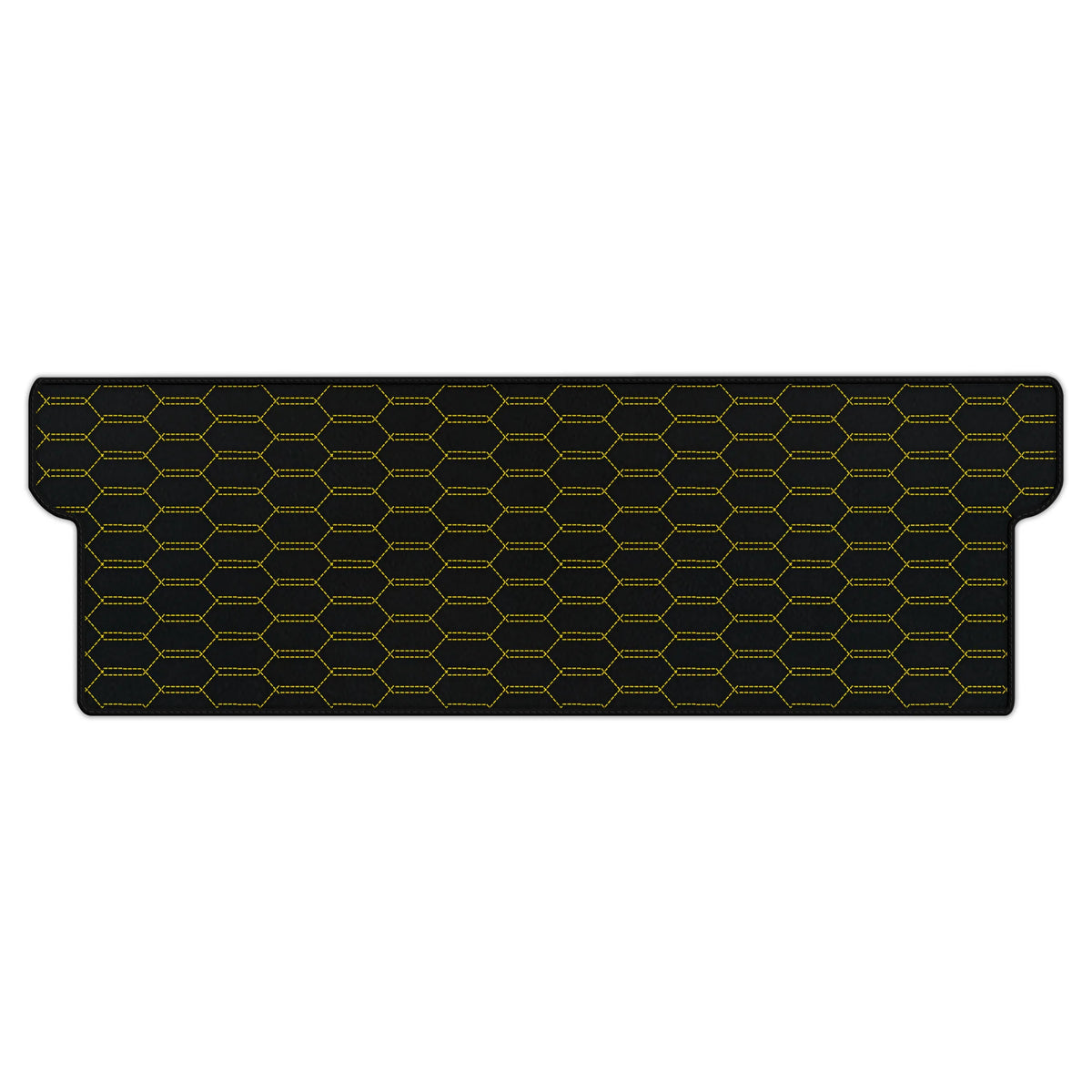 Customizable Leather Trunk Floor Mats with Interlaced Hex Pattern for Ferrari Dino GT4 (1973-1979)