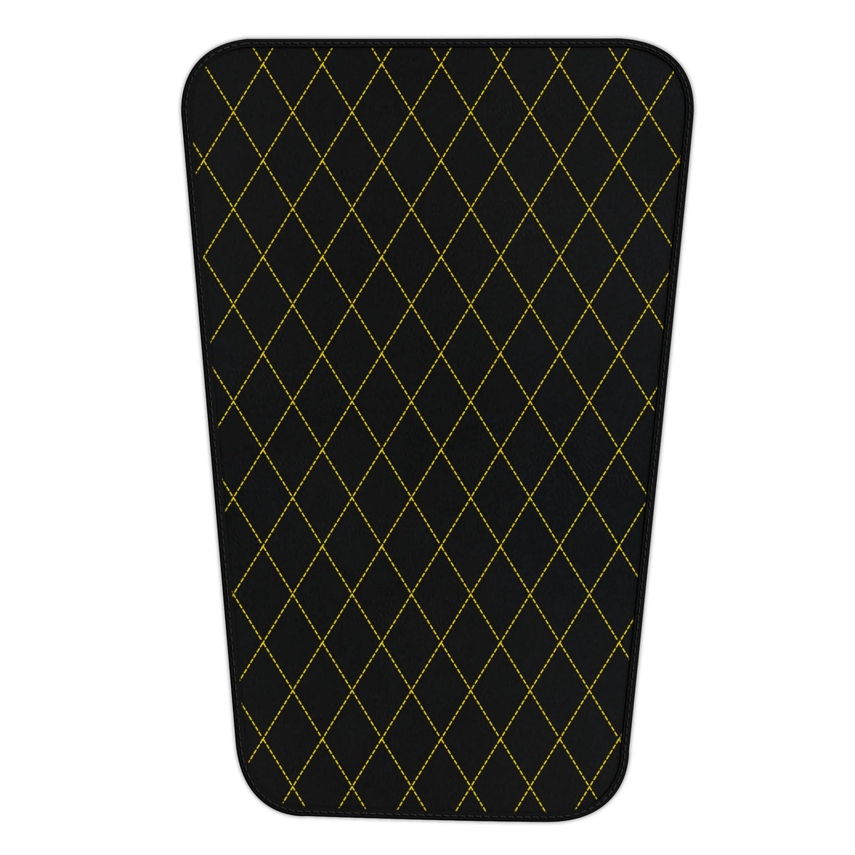 Customizable Leather Trunk Floor Mats with Single Diamond Pattern for Ferrari F8 Tributo (2019-2023)