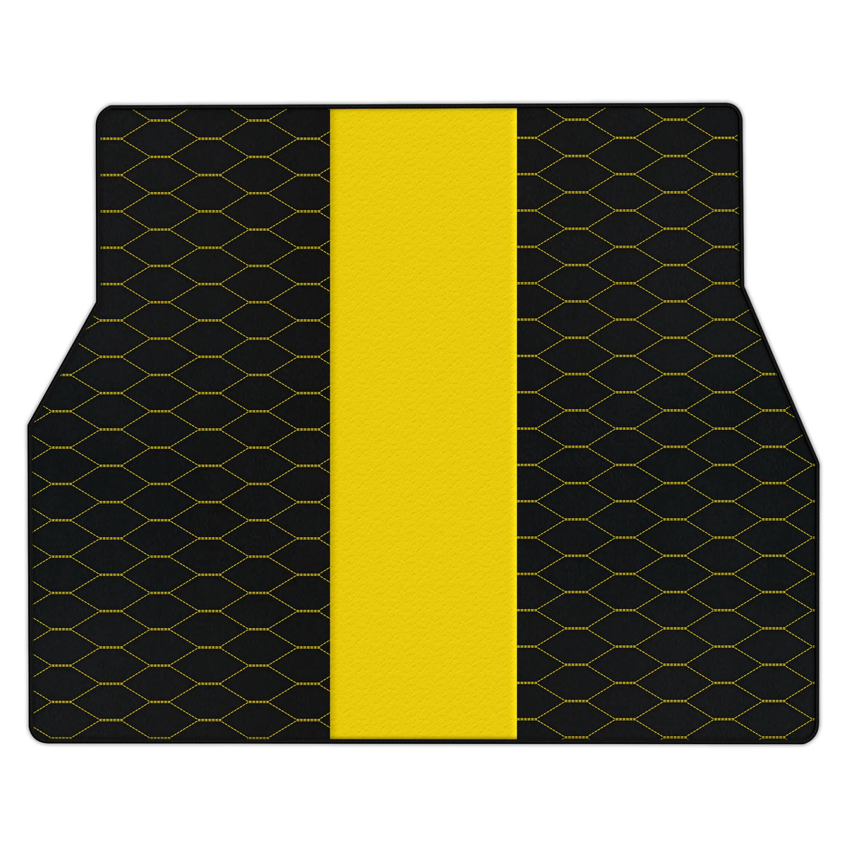 Customizable Leather Trunk Floor Mats with Viper Hex Pattern for Ferrari Purosangue (2023-2027)