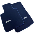 Dark Blue Floor Mats for BMW Z4 Series E86 Coupe (2003-2008) - AutoWin