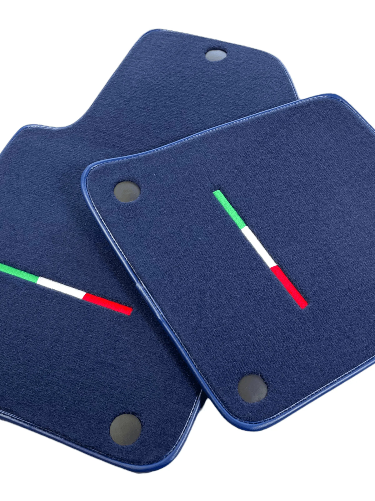 Dark Blue Floor Mats For Ferrari 599 Coupe 2006-2012 Italian Edition - AutoWin