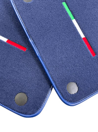 Dunkelblaue Autofußmatten für Ferrari 612 Scaglietti 2005-2011 Italienische Edition - AutoWin
