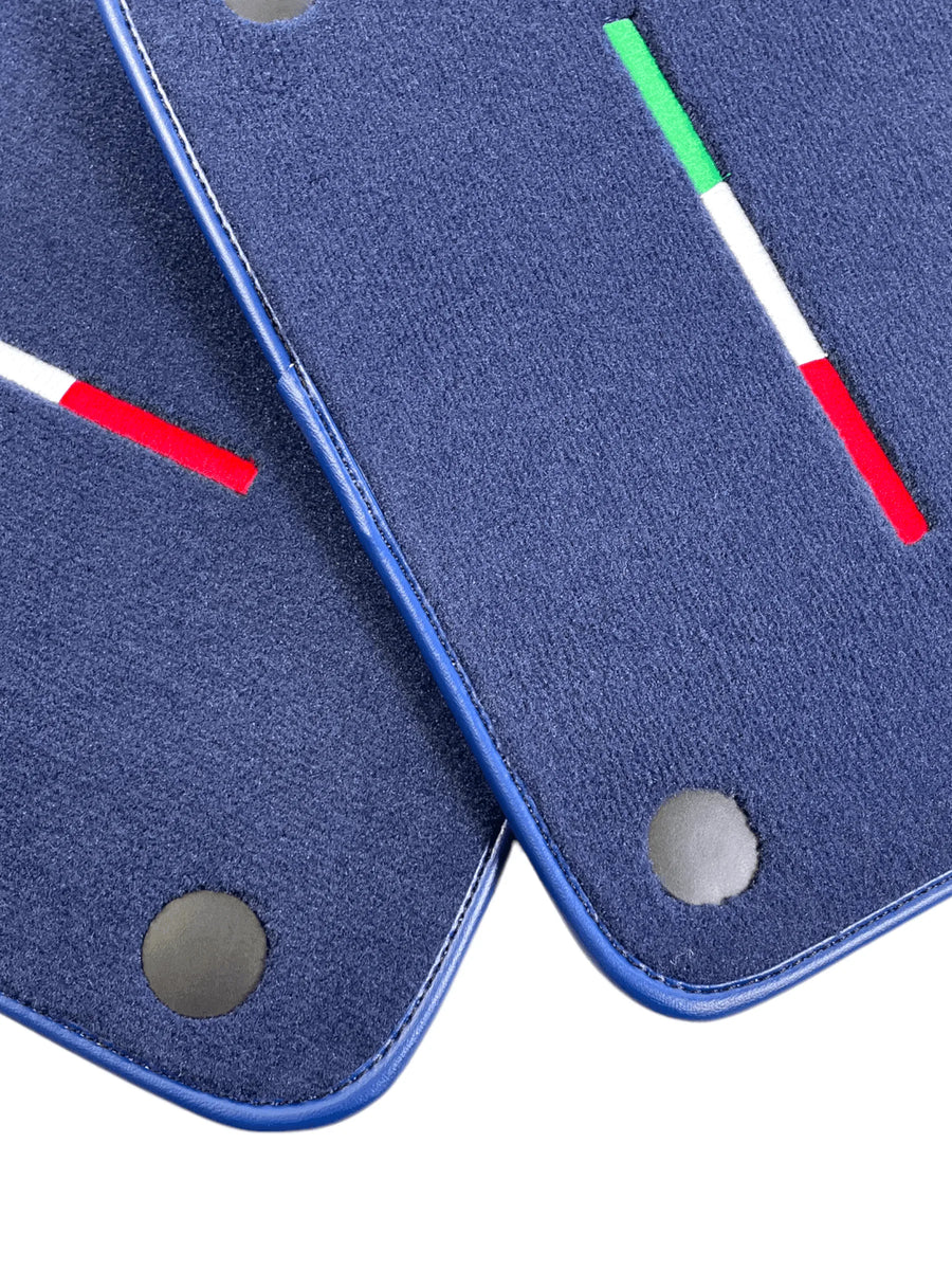 Dunkelblaue Autofußmatten für Ferrari 612 Scaglietti 2005-2011 Italienische Edition - AutoWin