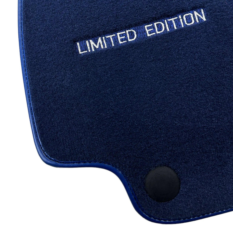 Dark Blue Floor Mats For Mercedes Benz GLE-Class C167 Coupe (2020-2023) | Limited Edition - AutoWin
