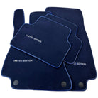 Dark Blue Floor Mats For Mercedes Benz GLE-Class W166 Allrounder (2015-2019) | Limited Edition - AutoWin