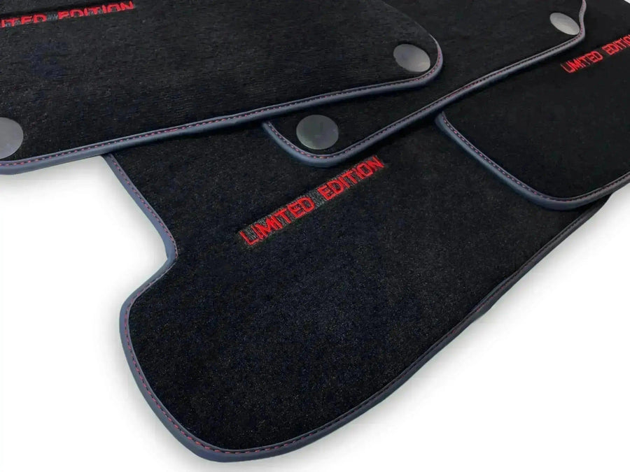 Dark Blue Floor Mats For Mercedes Benz GLK-Class X204 (2012-2015) | Limited Edition - AutoWin