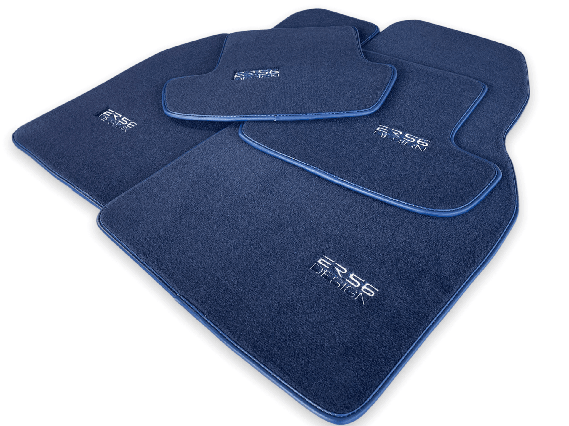 Dark Blue Floor Mats for Porsche 911 - 997 (2004-2012) | ER56 Design - AutoWin