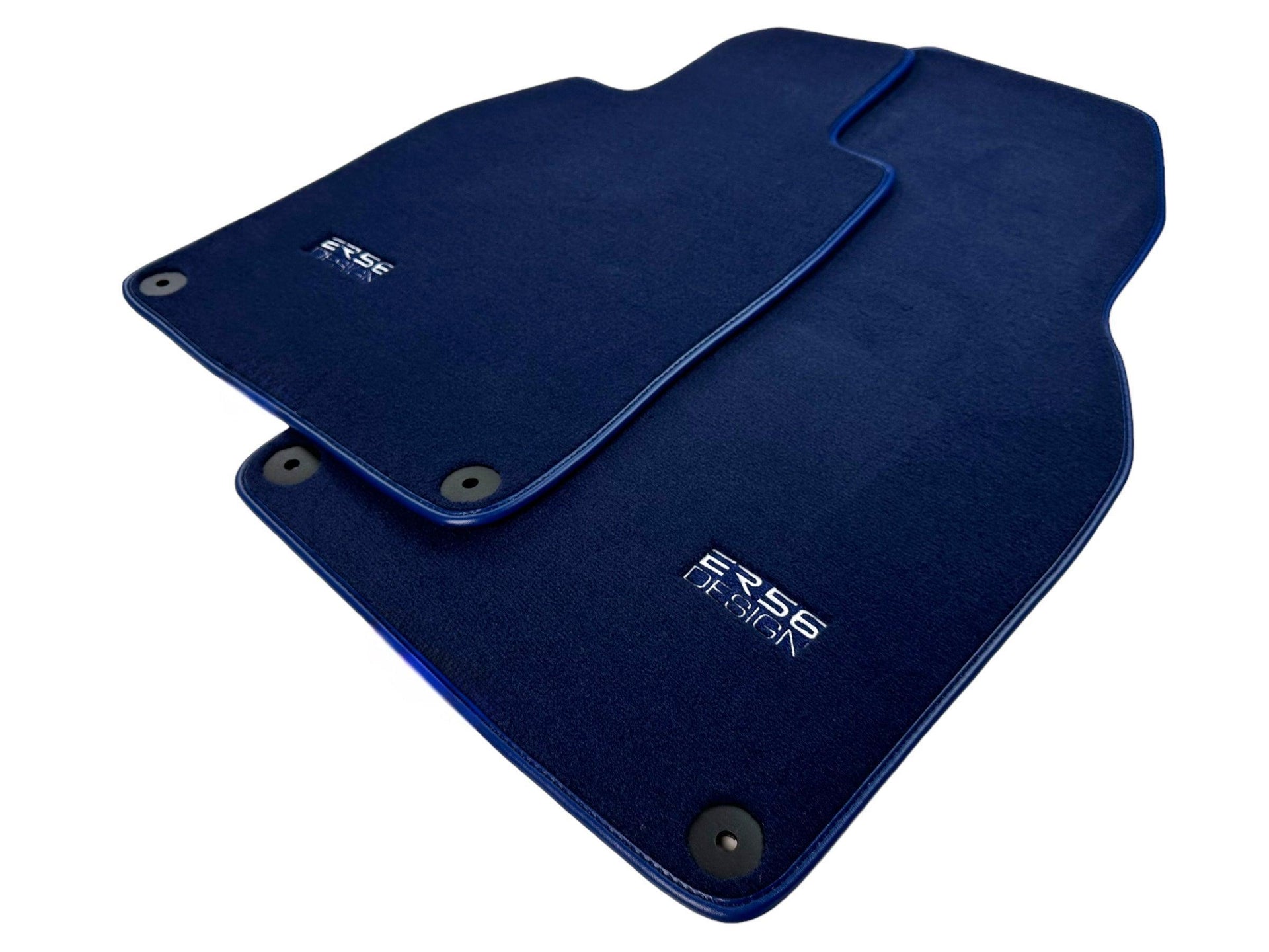 Dark Blue Floor Mats for Porsche 981 Boxster (2013-2016) | Er56 Design - AutoWin