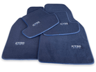Dark Blue Floor Mats for Porsche Classic 911 (1963-1989) - AutoWin