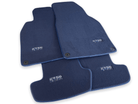 Dark Blue Floor Mats for Porsche Taycan (2019-2023) | ER56 Design - AutoWin