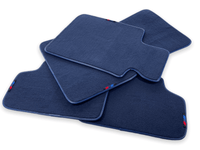 Dark Blue Mats For BMW Gran Tourer F46 (2015-2022) 7 Seats With M Package - AutoWin