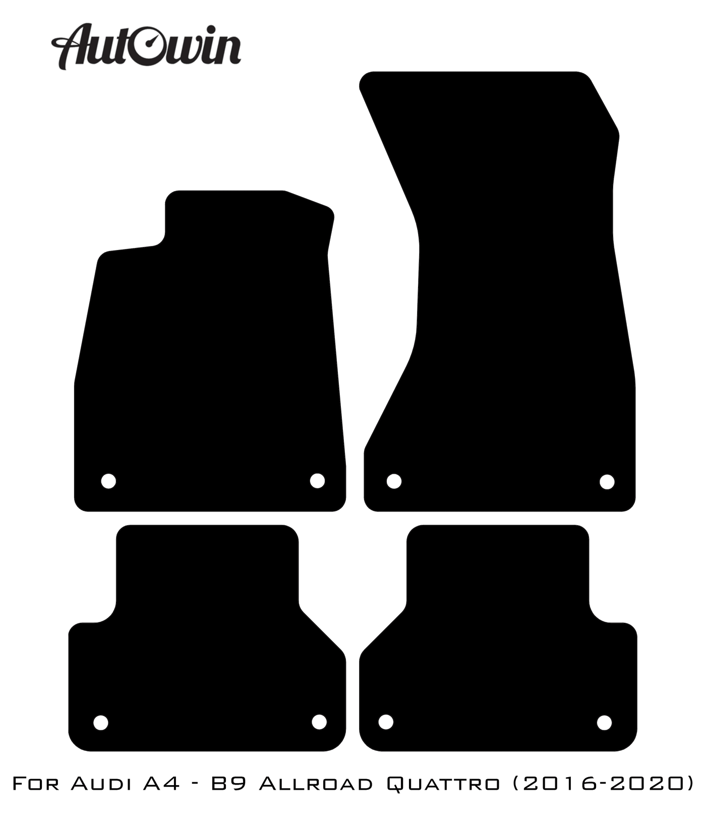 Floor Mats for Audi A4 - B9 Allroad Quattro (2016-2020) - AutoWin
