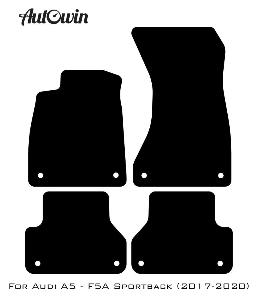 Floor Mats for Audi A5 - F5A Sportback (2017-2020) ER56 Design - AutoWin