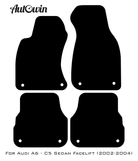 Floor Mats for Audi A6 - C5 Sedan Facelift (2002-2004) ER56 Design - AutoWin