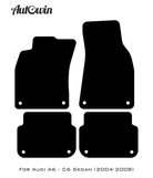 Floor Mats for Audi A6 - C6 Sedan (2004-2008) ER56 Design - AutoWin