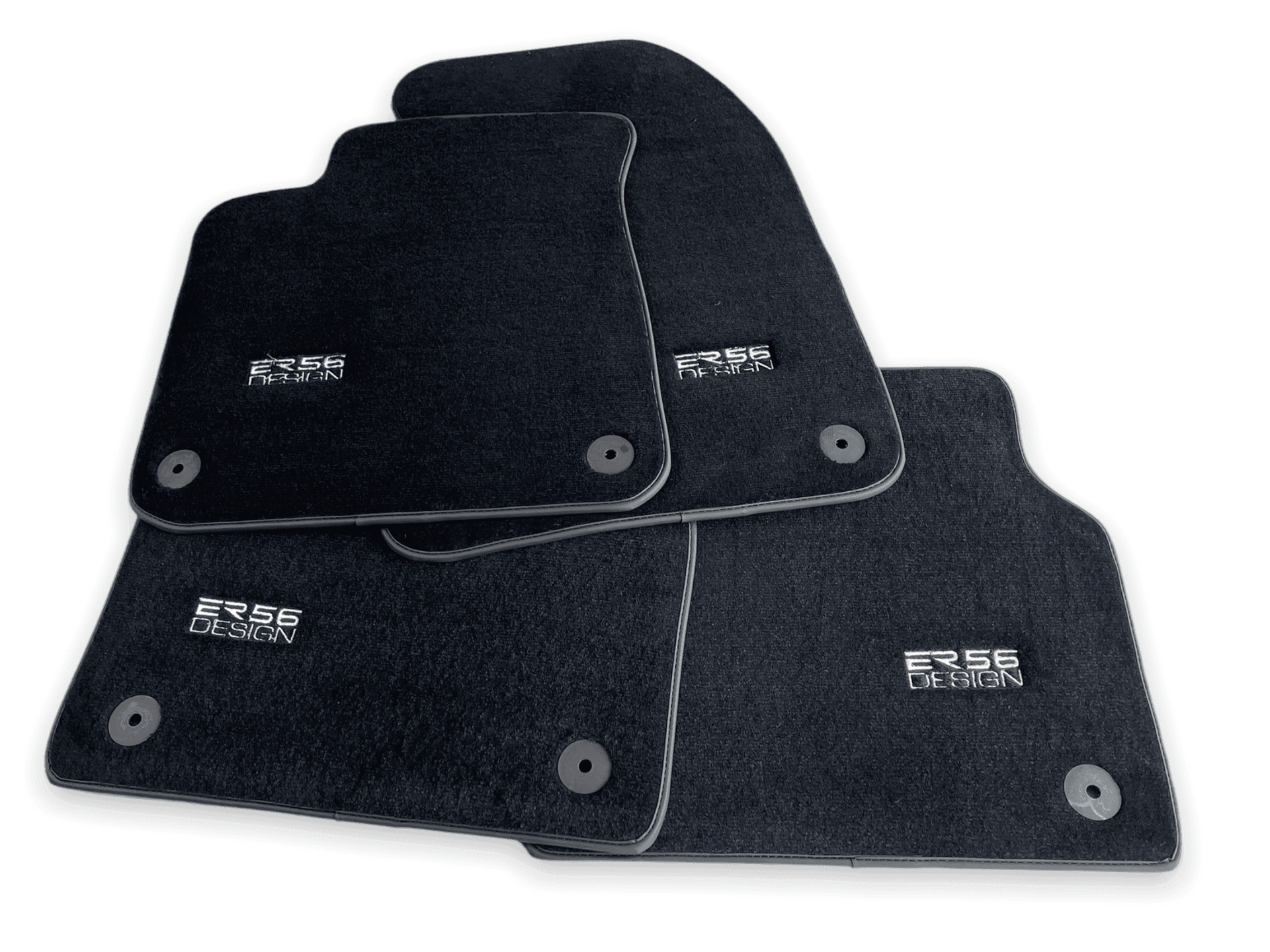 Floor Mats for Audi A6 - C6 Sedan Facelift (2008-2011) ER56 Design - AutoWin