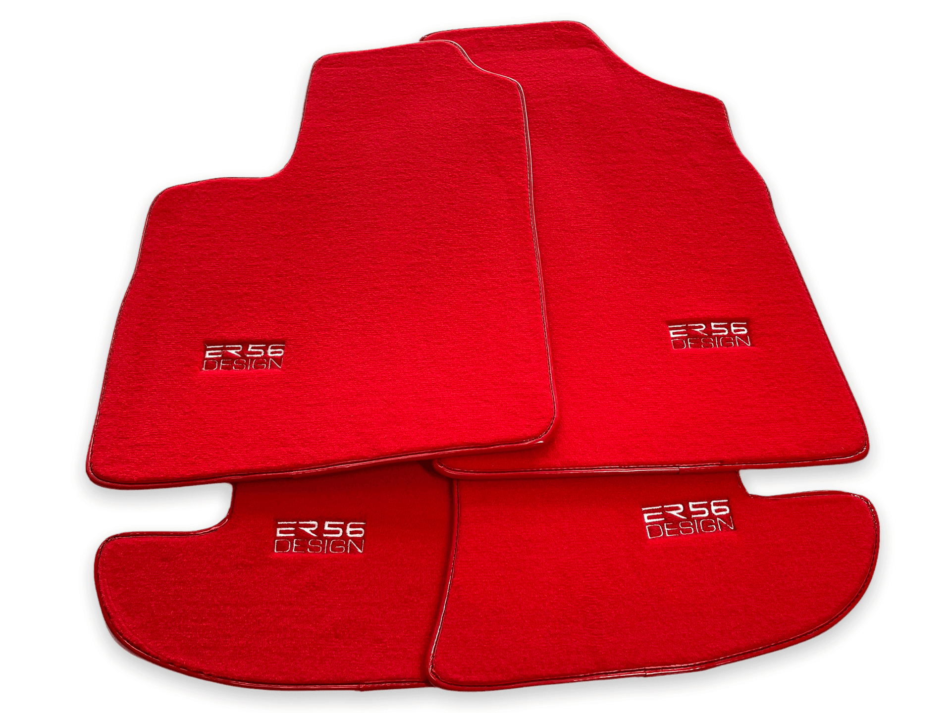 Floor Mats For Bentley Continental GT Red 2011–2018 Er56 Design - AutoWin