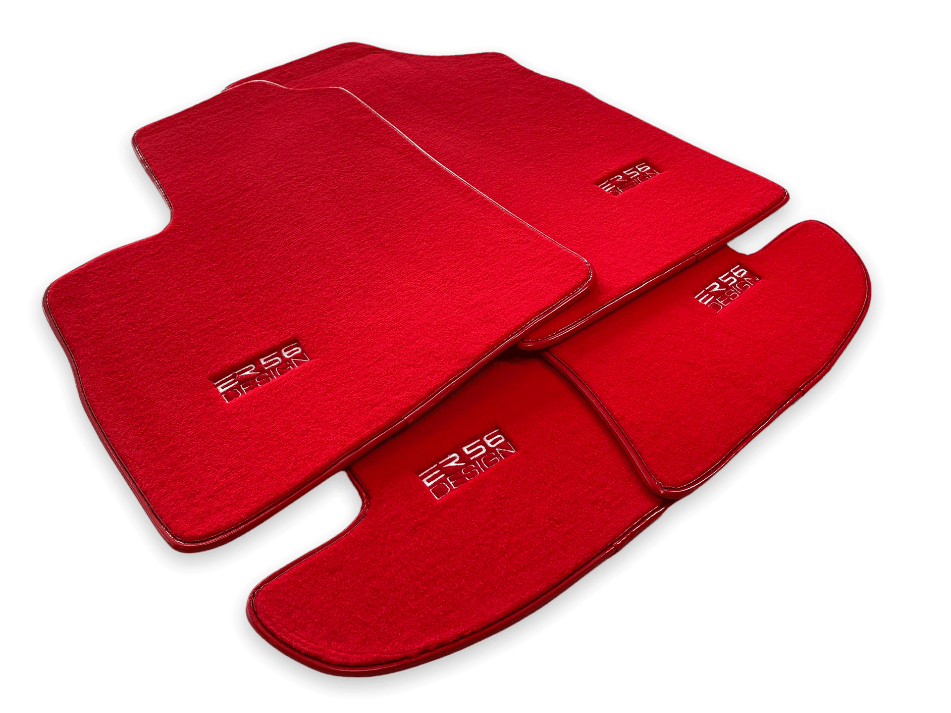 Floor Mats For Bentley Continental GT Red 2011–2018 Er56 Design - AutoWin