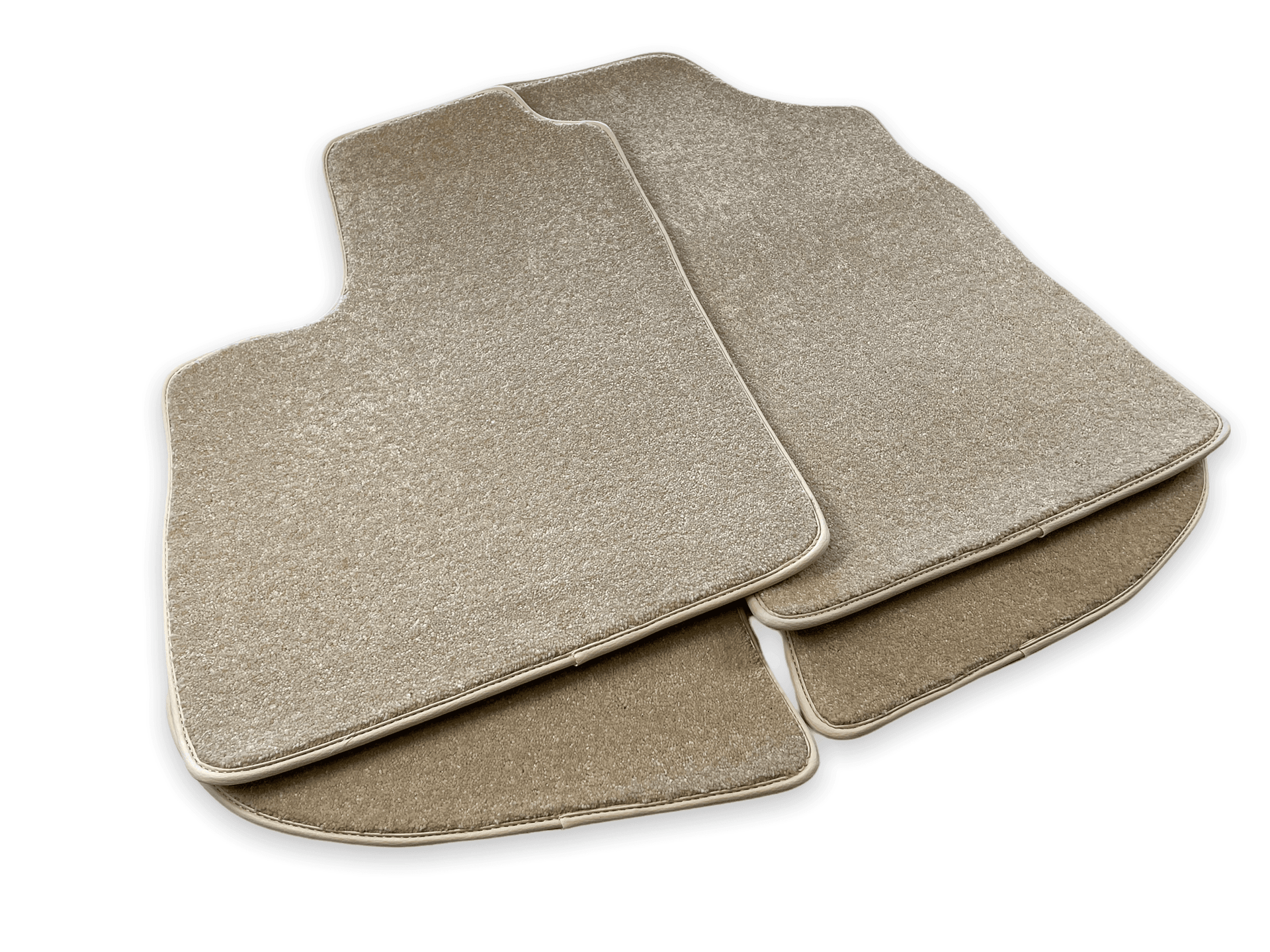 Floor Mats For Bentley Continental GTC (2006–2011) Beige Luxury Quality - AutoWin