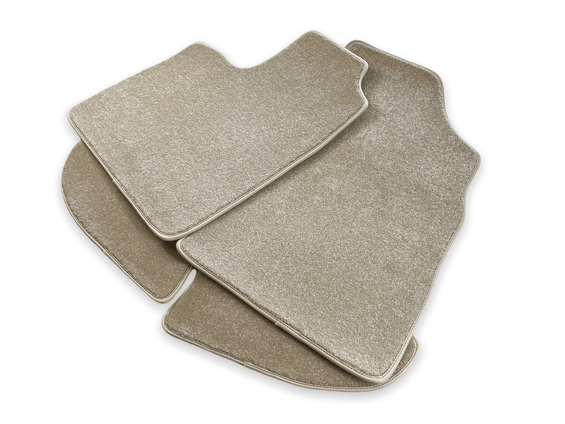 Floor Mats For Bentley Continental GTC (2006–2011) Beige Luxury Quality - AutoWin