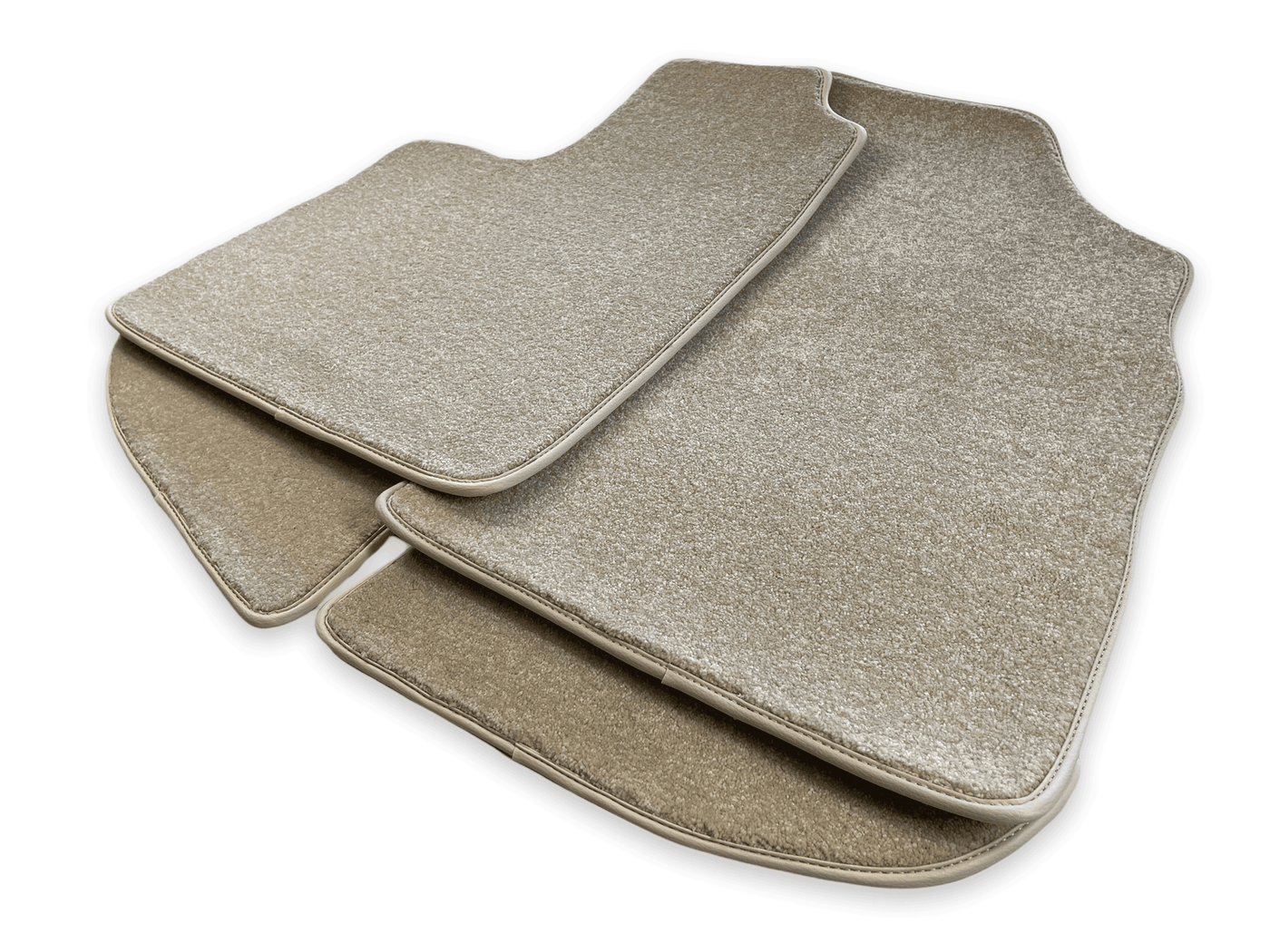 Floor Mats For Bentley Continental GTC (2006–2011) Beige Luxury Quality - AutoWin