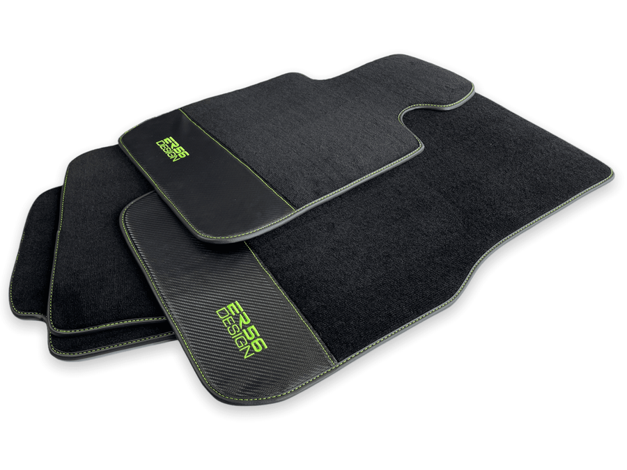 Floor Mats For BMW 7 Series E38 Long Carbon Leather | Er56 Design - AutoWin