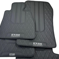 Floor Mats For BMW M8 F92 2-door Coupe Black Leather Er56 Design - AutoWin