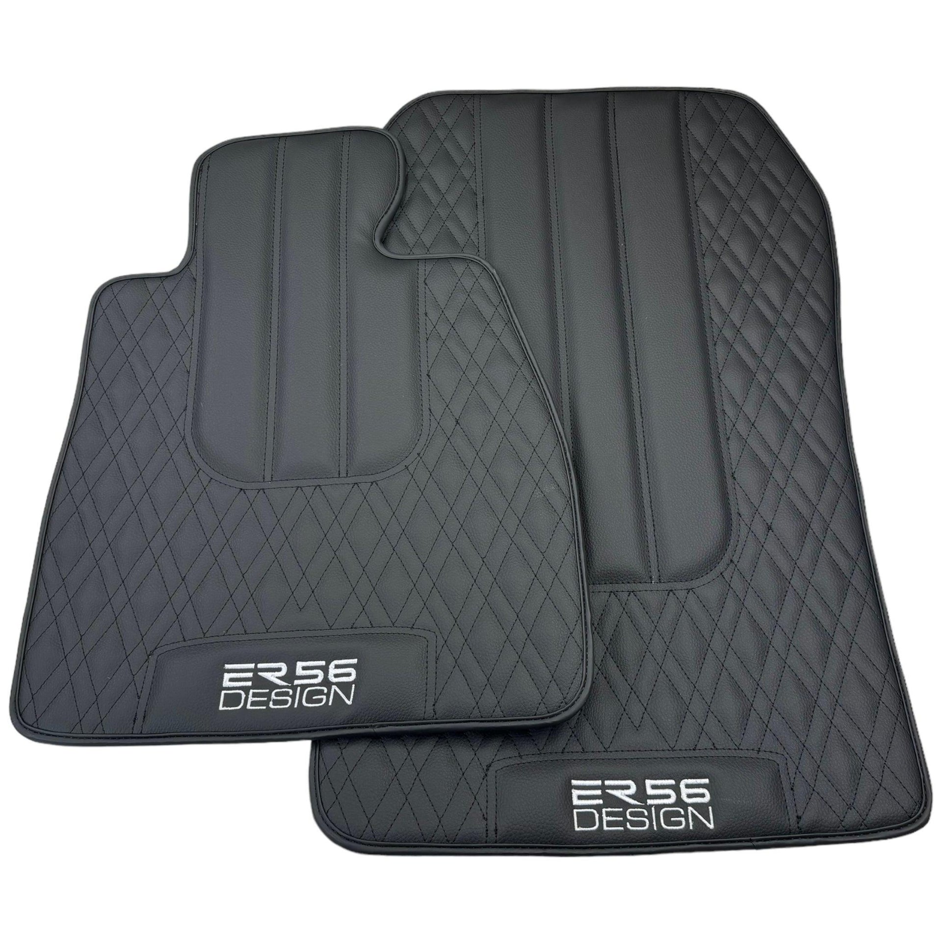 Floor Mats For BMW M8 F92 2-door Coupe Black Leather Er56 Design - AutoWin