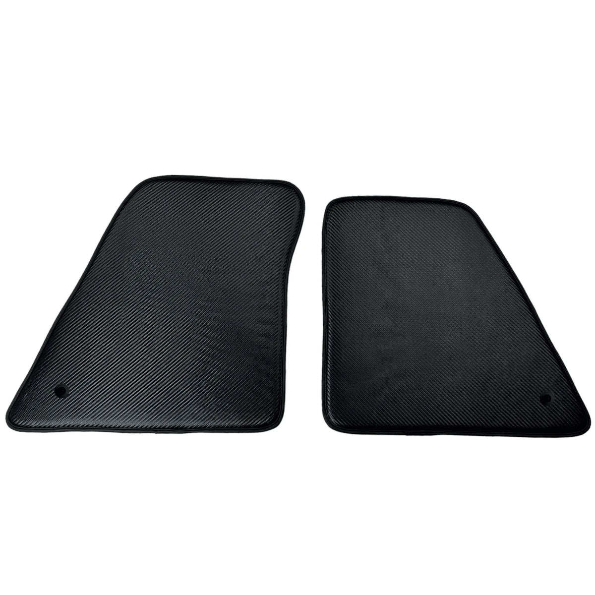 Floor Mats for Ferrari 296 GTB (2022-2027) Made From Carbon Fiber Leather
