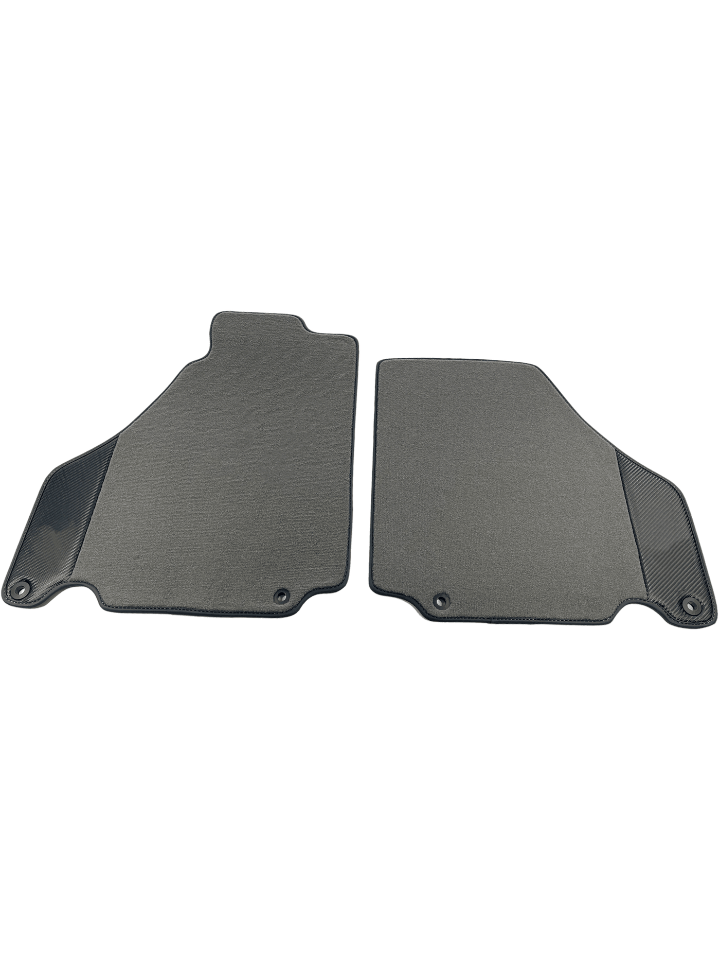 Floor Mats For Ferrari 360 Modena 1999-2005 Gray With Carbon Fiber Leather - AutoWin