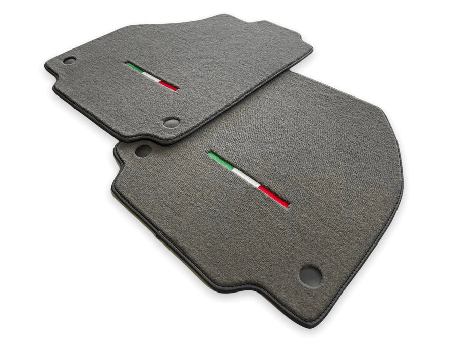 Floor Mats For Ferrari 458 Italia 2009-2015 Gray Autowin Brand Italian Edition - AutoWin